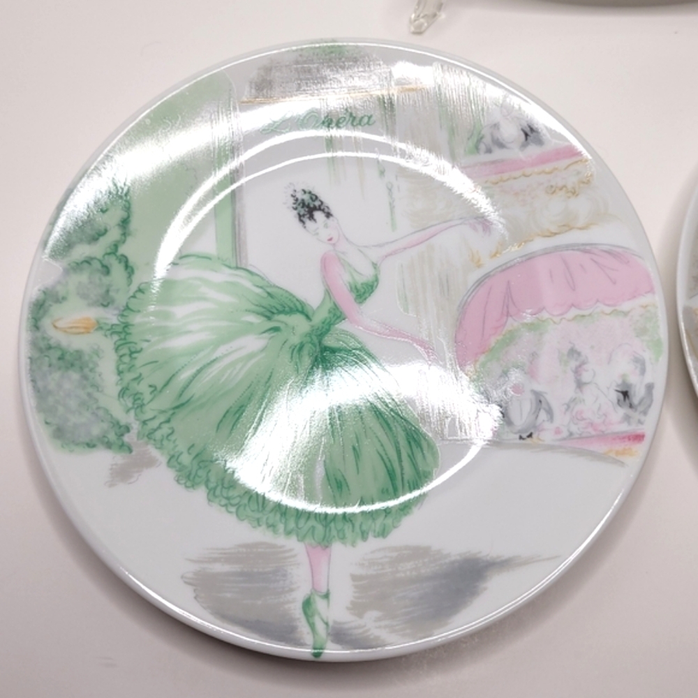 Limoges Les Parisiennes Philippe Deshoulieres Plates Appetizer Dessert Decor - Picture 6 of 10